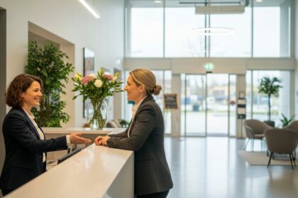 Hôtesse d'accueil, fiche métier sur jobs-etudiant.com
