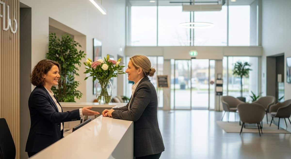 Hôtesse d'accueil, fiche métier sur jobs-etudiant.com