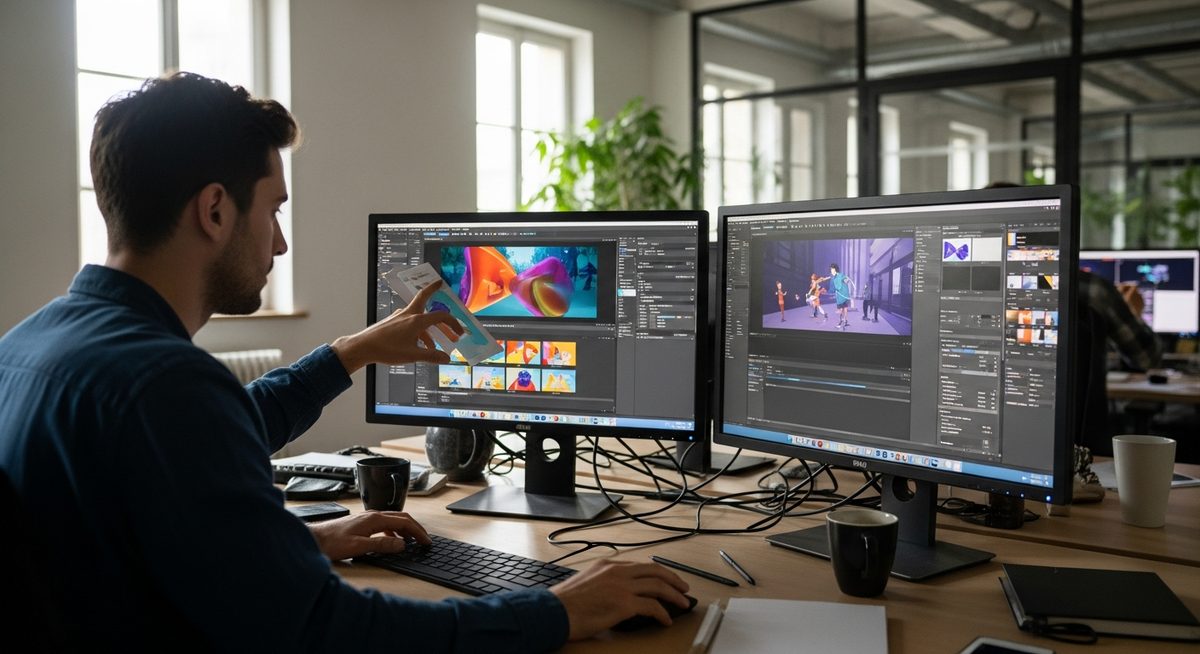 Motion designer en action