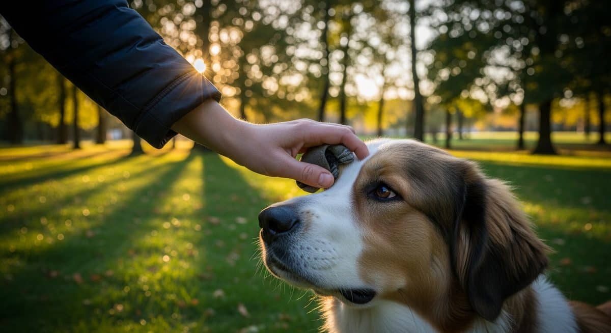 Pet sitter en action