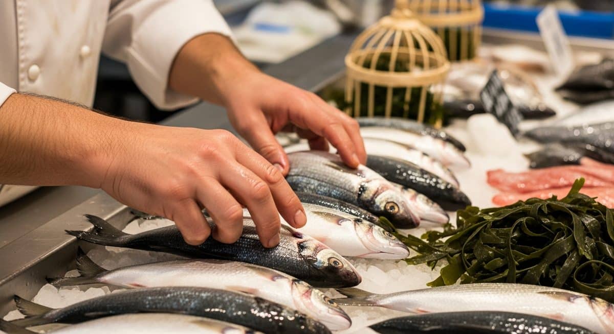 Poissonnier en action