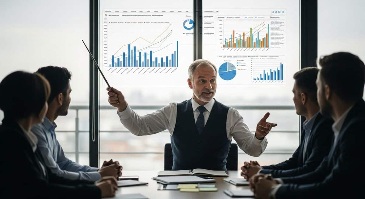 Responsable des ventes (Sales manager) en action