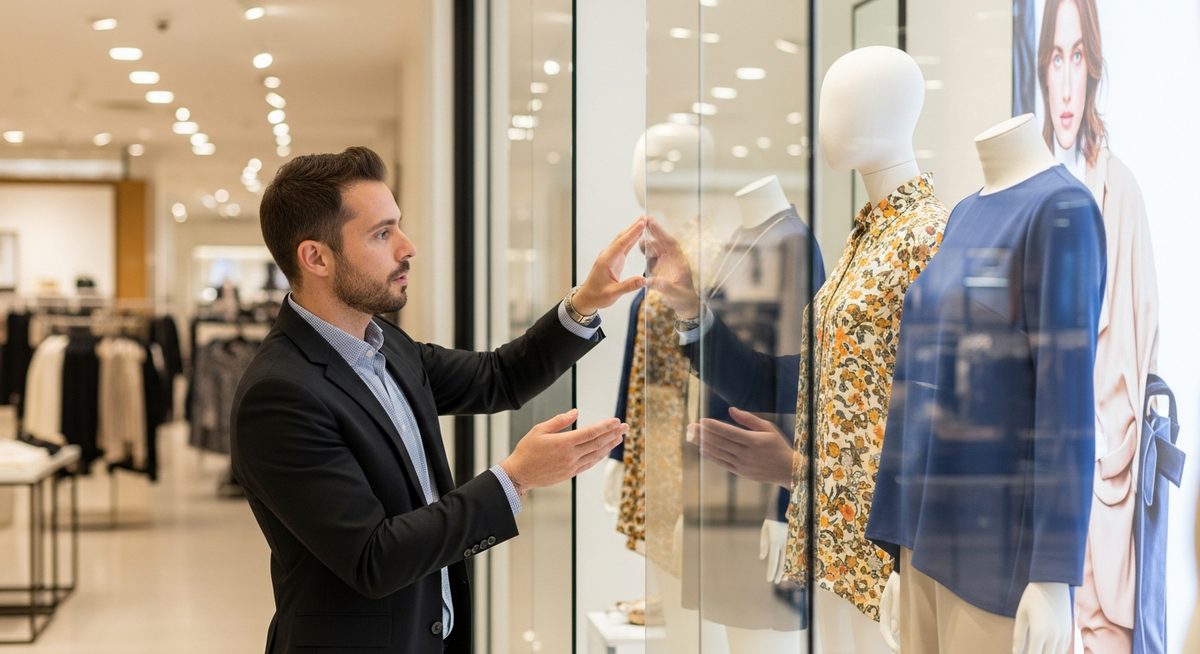 Visual Merchandiser en action